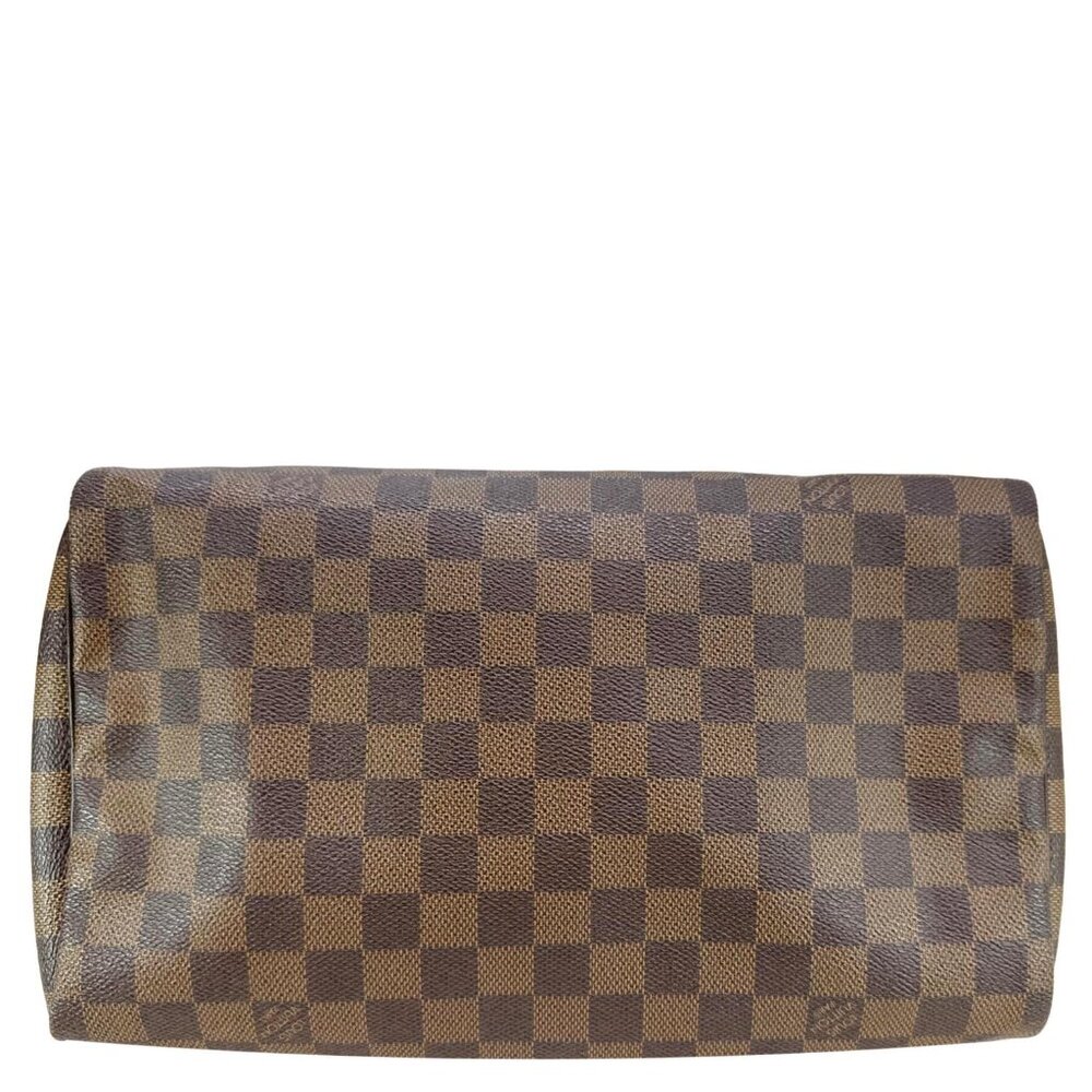 Louis Vuitton Speedy 30 Damier Ebene Satchel Bag Brown - Picture 8 of 10